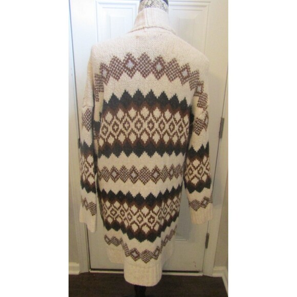 American Eagle Womens Oversized Southwestern Cotton Cardigan Sweater Size SP - Picture 5 of 8